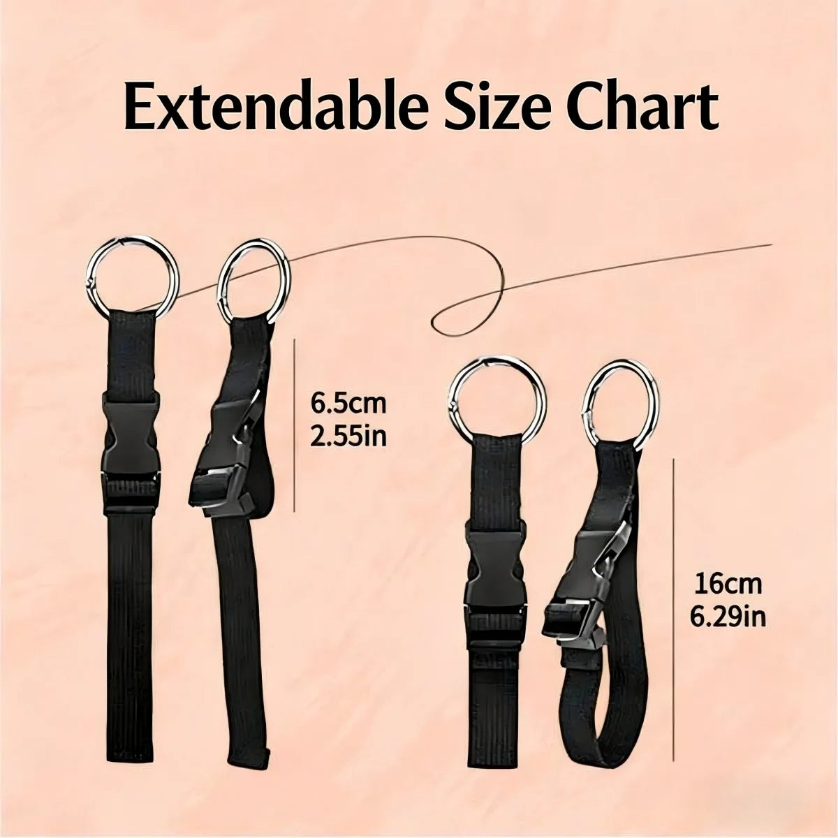 Travel Luggage Fixed Strap Backpack External Portable Release Buckle Add-A-Bag Belt Jacket Holder