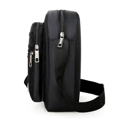 Men S Shoulder Bag Business Leisure Large Capacity Portable Handbag Multi Layer Waterproof Summer