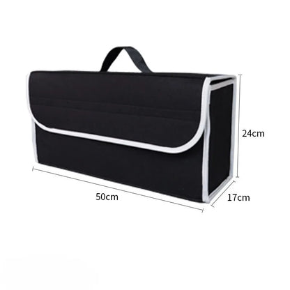 Car Trunk Organizer – Foldable Felt Storage Box for Auto