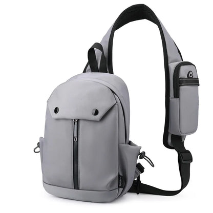 Chest Bag Men S Single Shoulder Waterproof Commuting Cell Phone Storage Diagonal Cross - Waterproof