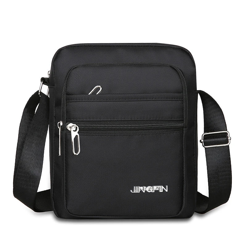 Waterproof Messenger Bag – Men's Multi-Pocket Crossbody Shoulder Bag