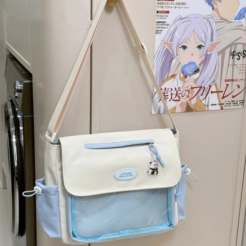 Harajuku Messenger Bag – Casual Crossbody Shoulder Bag