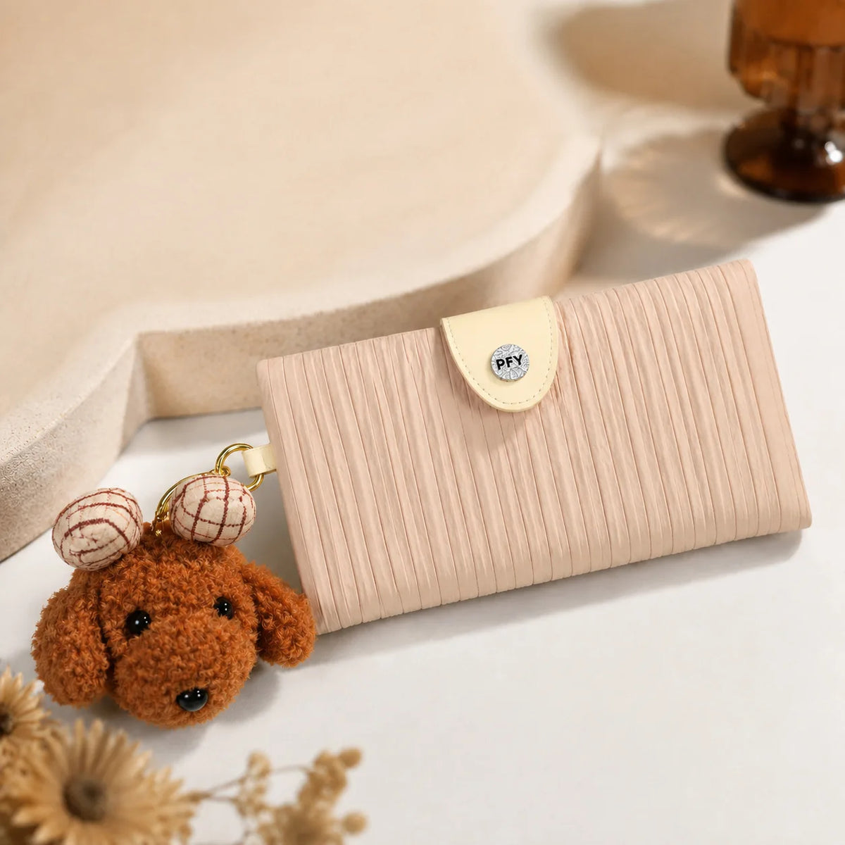Pu Leather Women S Long-Style Wallet Creases Large Capacity