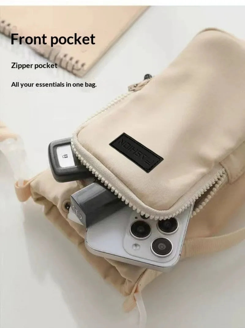 Unisex Water Bottle Holder Strap Insulation Water Bottle Carrier Bag Phone Pocket Water Bottle Sling