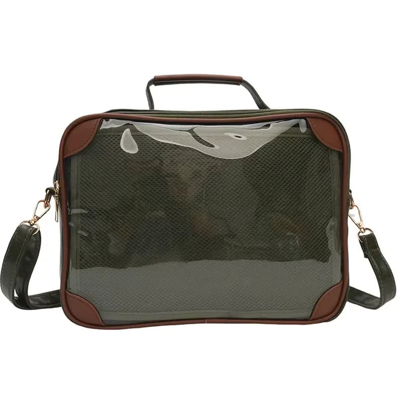 Transparent Ita Crossbody Bag – Y2K Cute DIY Display Shoulder Bag
