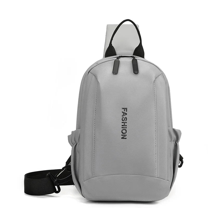 Multifunctional Men S Chest Bag Large Capacity Simple Light One Shoulder Foreskin Membrane