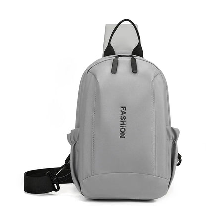 Multifunctional Men S Chest Bag Large Capacity Simple Light One Shoulder Foreskin Membrane