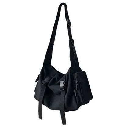 Large Capacity Men's Crossbody Bag for Campus & Travel