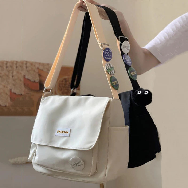 Large Capacity Crossbody Messenger Bag for Women & Teen Girls