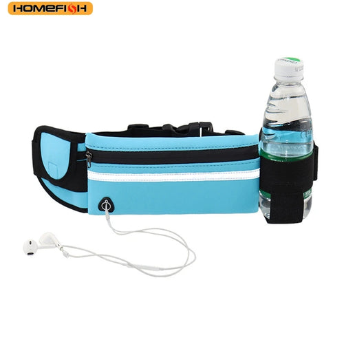 Homefish Waterproof Sports Waist Bag Dedicated Close-Fitting Waist Pack Running Cycling - Waterproof