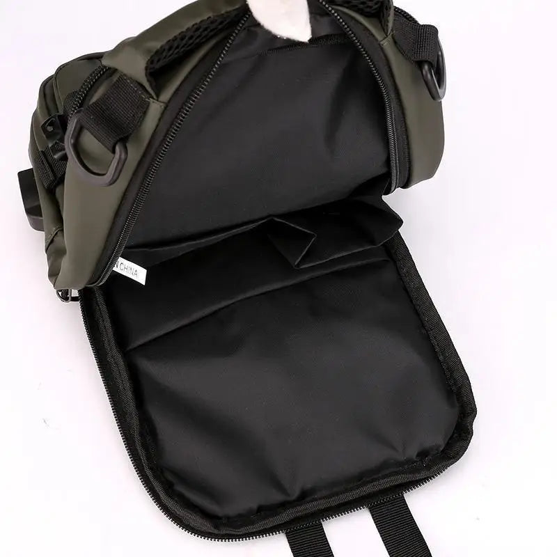 Men Multifunctional Chest Bag Convertible Crossbody Shoulder Backpack