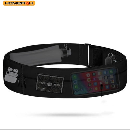 Homefish Outdoor Sports Waist Bag Fitness Running Waterproof Anti-Theft Mobile Phone Storage Close