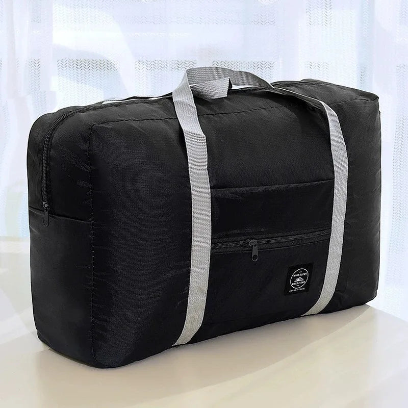 Homefish Foldable Travel Tote Bag Women Lightweight Carry-On Luggage Bag Large Capacity Casual