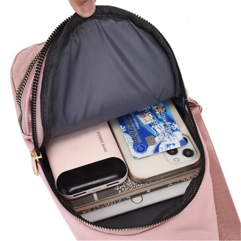Quilted Crossbody Sling Bag – Lightweight Women's Chest Bag