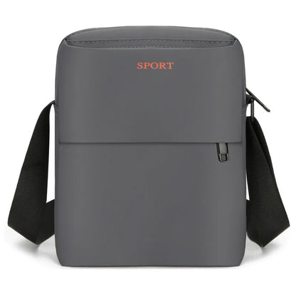 Men S Large-Capacity Single-Shoulder Bag Casual Sports Crossbody Bag Multi-Compartment Commuter
