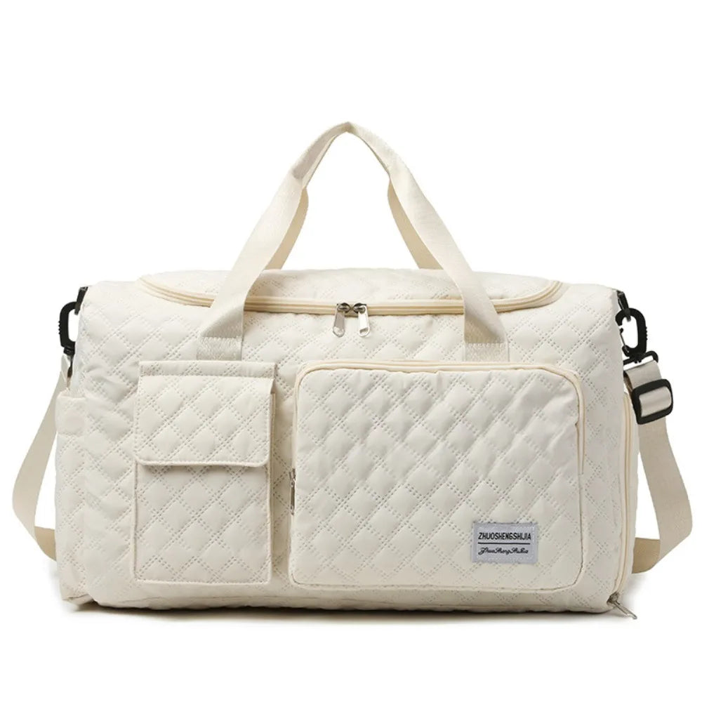 Wear-Resistant Oxford Cloth Lightweight Portable Fitness Bag Dry Wet Separation Large Capacity