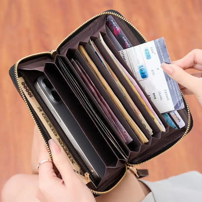 Long Organ Wallet Simple Multi-Functional Passport