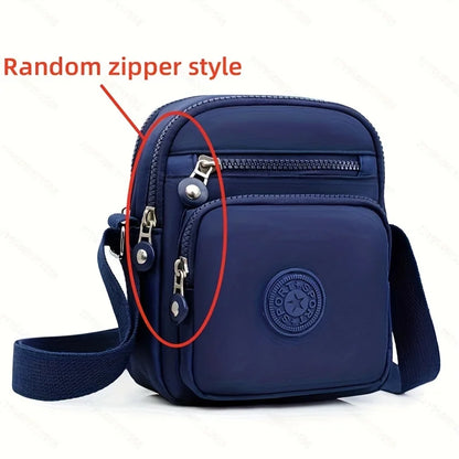 Oxford Cloth Crossbody Bag Women Multi-Pocket Messenger Bag