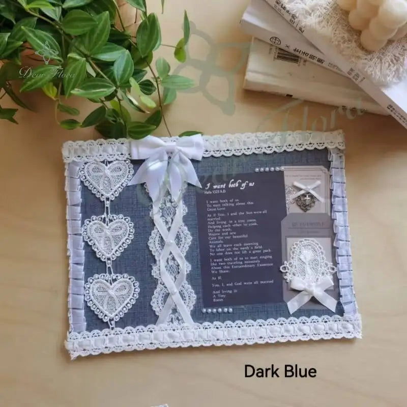 Itabag Insert Board with Lace Bow & Badge Holder – Handmade Anime Display
