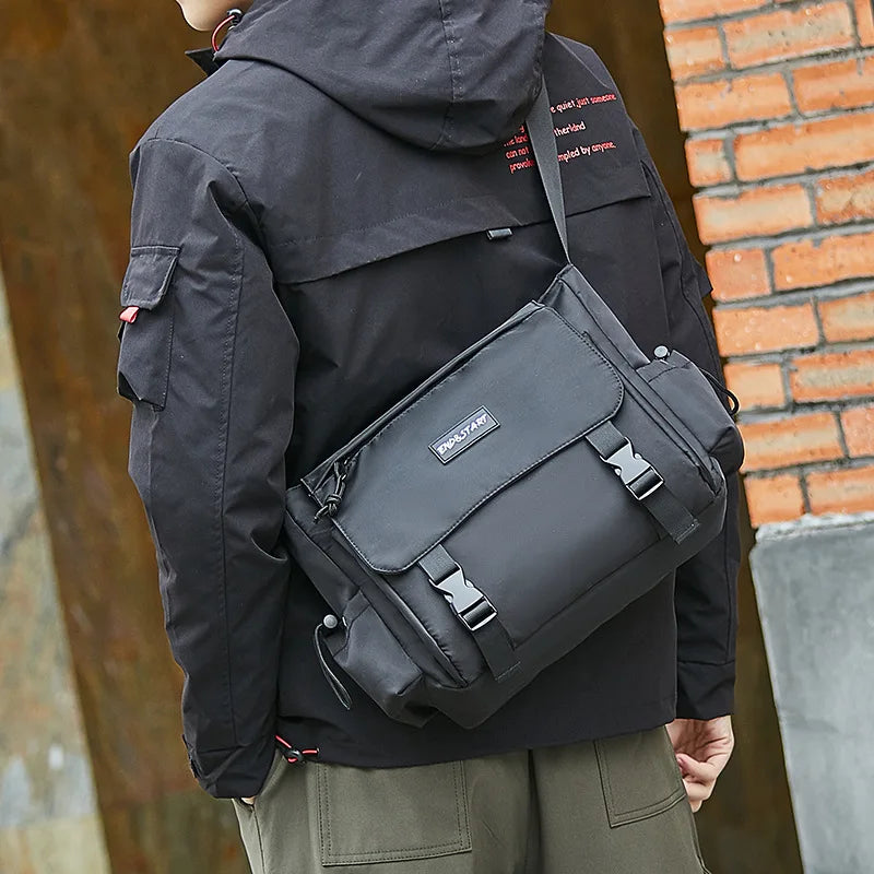 Crossbody Bag Men S Women Overalls Oxford Cloth Student Messenger Backpack Casual Shoulder