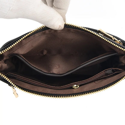 Rhombus Female Hand Holds Mobile Phone Change Large Capacity Multifunctional Commuting Soft Leather