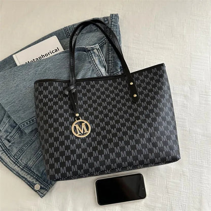 Stylish Tote Bag Vintage Handbag Large Underarm Shoulder Bag Women Suitable Daily Use