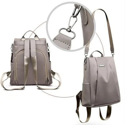 Nylon Solid Color Lightweight Waterproof Large Capacity Detachable Shoulder Strap Multi Functional