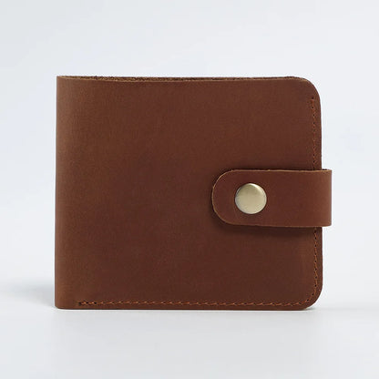 Lightweight Genuine Leather Buckle Men S Wallet Multiple Slots