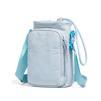 Crossbody Sling Bag with Water Bottle Holder & Phone Pocket