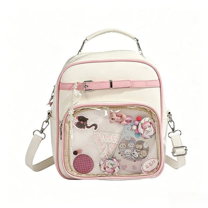 Women Casual Backpack Preppy Style One Shoulder Crossbody Handbag Original Niche Design Girl Ulzzang