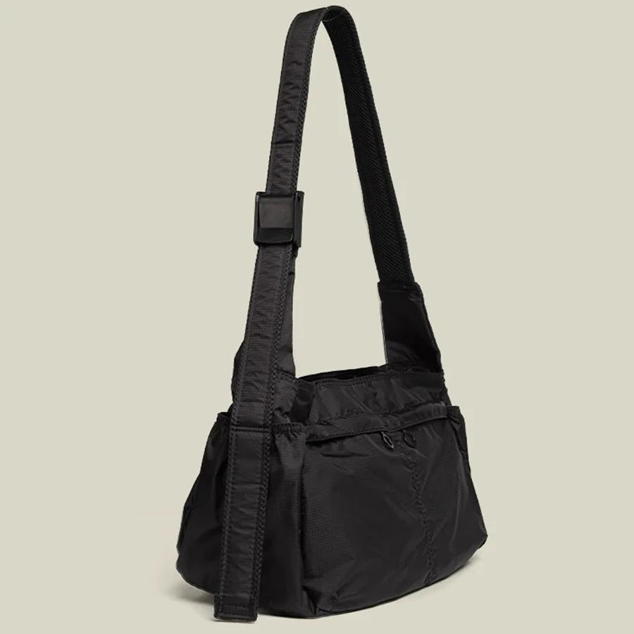 Large Capacity Casual Sport Tote Shoulder Bag Lightweight Waterproof Nylon Crossbody Bags Men Women