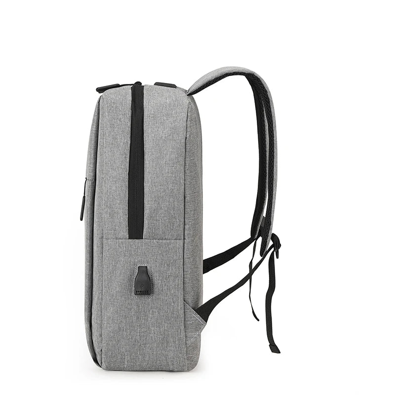 Men's Laptop Backpack 15.6" – USB Charging Waterproof Travel Bag