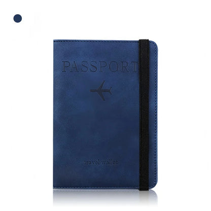 Homefish Pu Leather Wallet Travel Passport Purse Card Male Accessories Hand Carry Business Cards