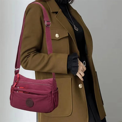Multi-Pocket Casual Crossbody Bag for Women
