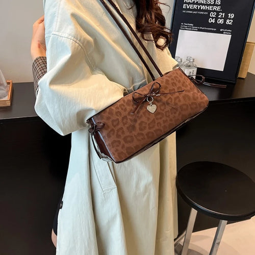 Heart Charm Thin Shoulder Bag Strap Retro Daily Shopping Casual Versatile