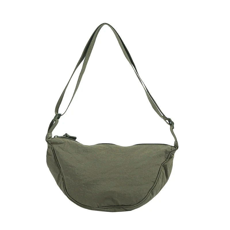 Nylon Crossbody Bag for Women – Lightweight Casual Shoulder Bag