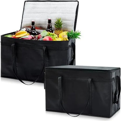 Xxxlsize Large-Capacity Insulated Bag Reusable Three-Layer Pizza Delivery Portable Waterproof