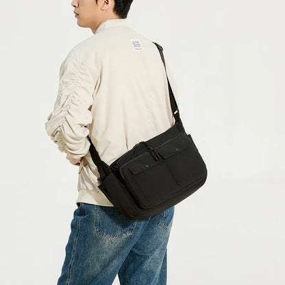 Casual Large-Capacity Crossbody Bag Both Men Women - Waterproof