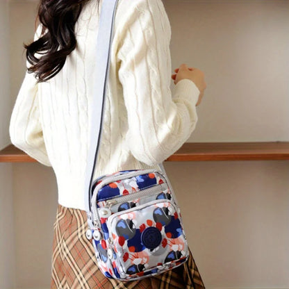 Oxford Cloth Crossbody Bag Women Multi-Pocket Messenger Bag