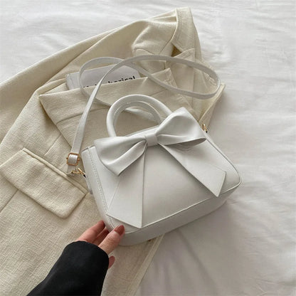 Bow Crossbody Bag – Elegant Handbag with Detachable Strap