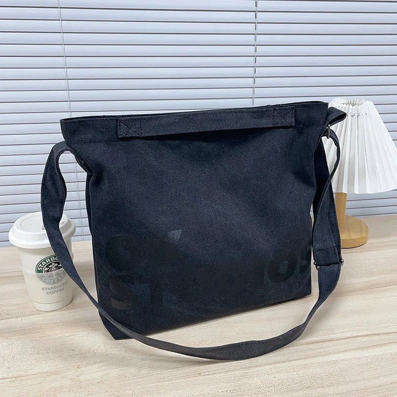 Canvas Messenger Bag – Vintage Retro Large Capacity Shoulder Bag