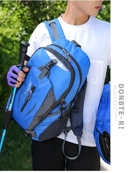 Homefish 40l Waterproof Hiking Backpack Large Capacity Breathable Rucksack Unisex Outdoor Camping