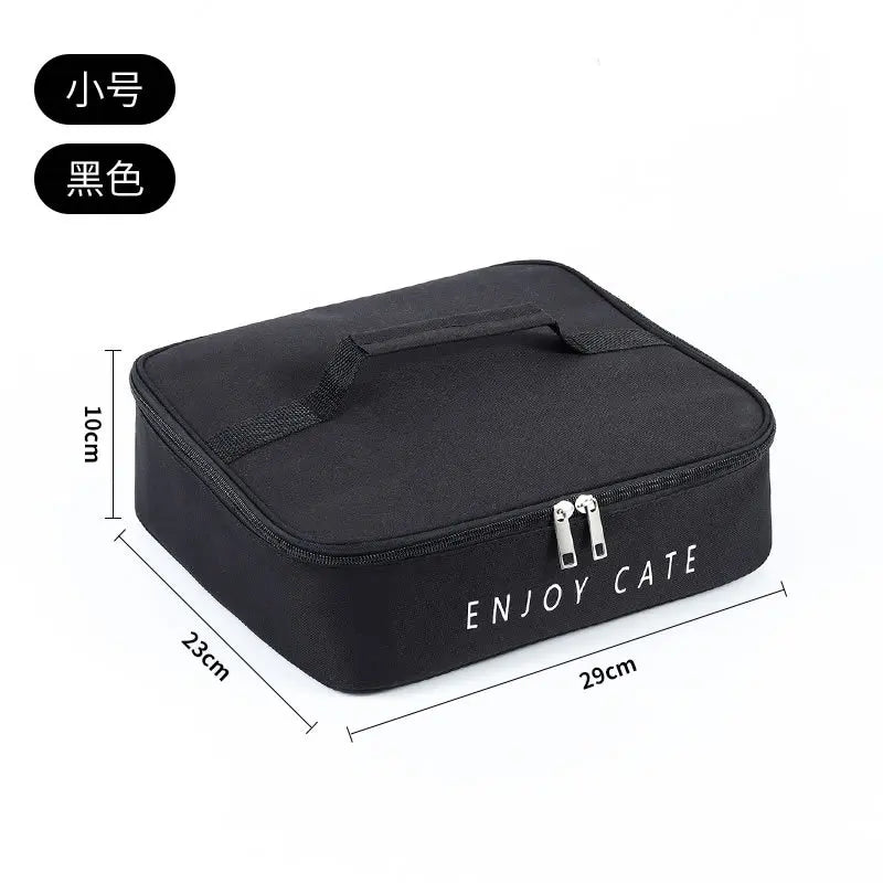 Cartoon Cute Lunch Box Bag Aluminum Foil Thickened Hand Carry Bento Student Canvas Insulated Rice