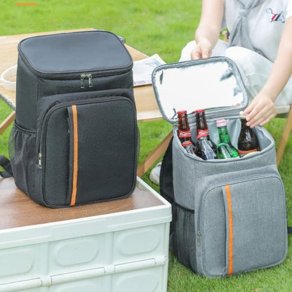 18l Portable Large Thermal Lunch Bag Food Box Durable Cooler Ice Insulated Case Camping Oxford