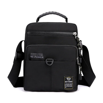 Men S Shoulder Bag Casual Crossbody Waterproof Nylon Large Capacity Outdoor Messenger - Waterproof