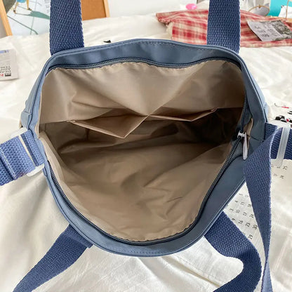 Crossbody Messenger Bag for Women – Waterproof Canvas School Bag