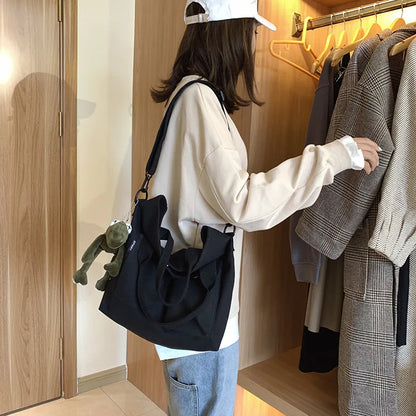 Canvas Tote Bag for Women – Shoulder & Crossbody Handbag