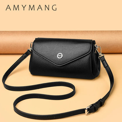 Multi-Layer PU Leather Crossbody Bag for Women