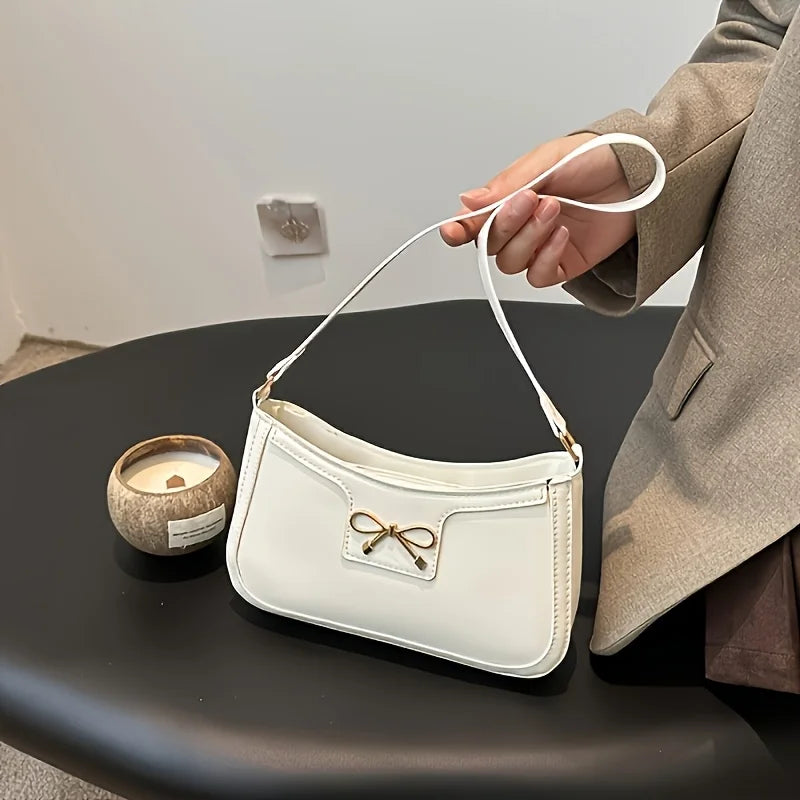 Bowknot Shoulder Bag – Elegant Small Underarm Bag