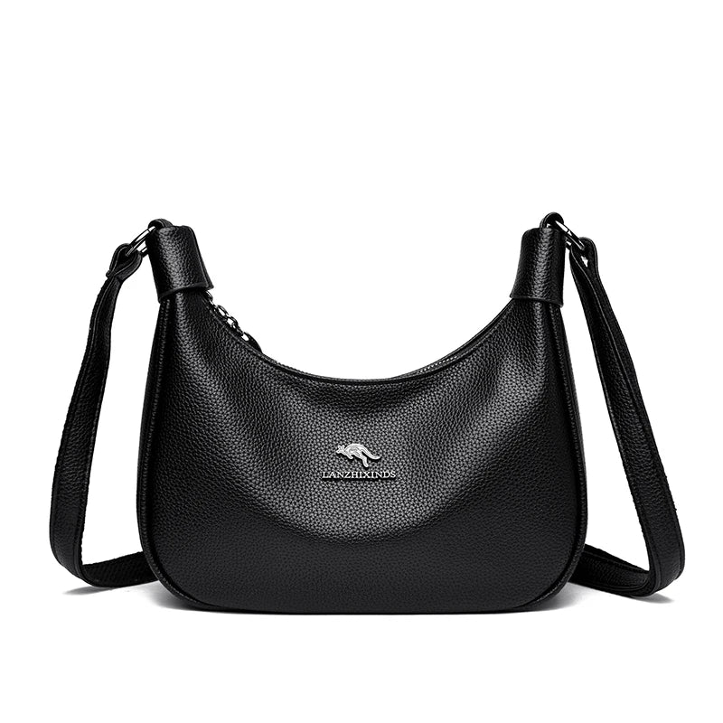Women's Luxury Soft PU Leather Crossbody Shoulder Bag